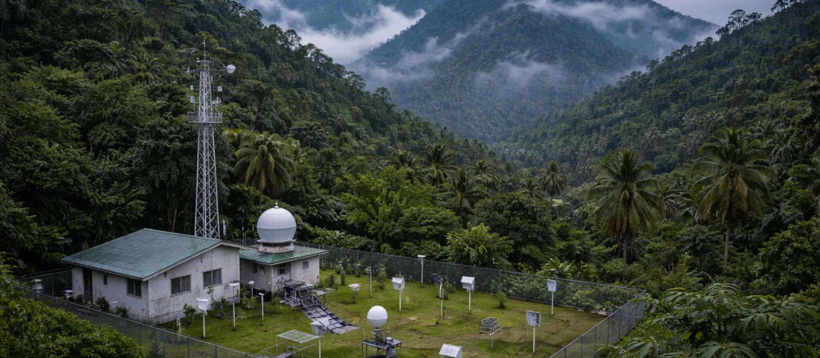 Station météo en Jamaïque