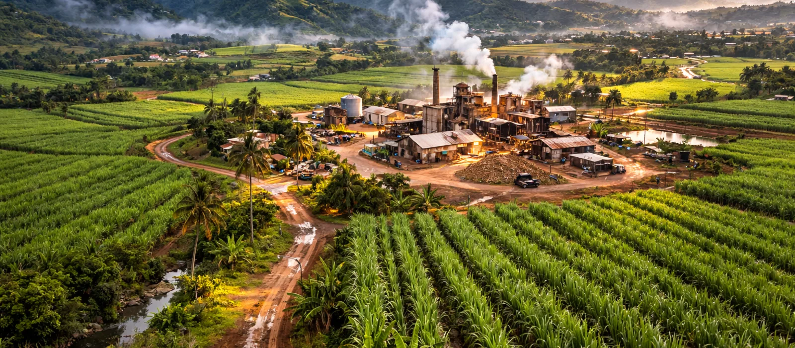 Distillerie de rhum en Jamaïque