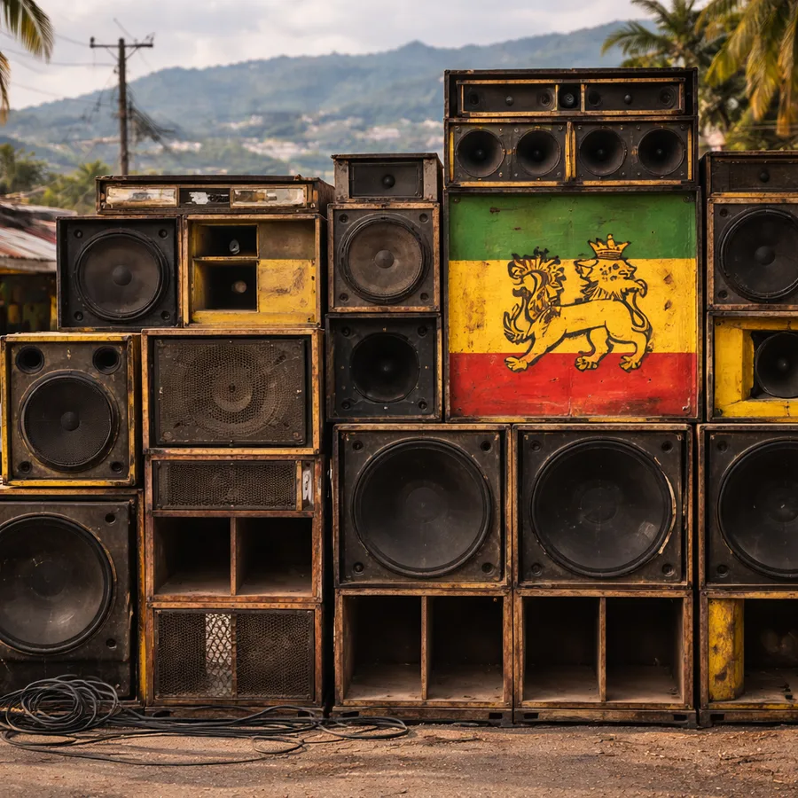 Ambiance soundsystem et culture reggae à Kingston