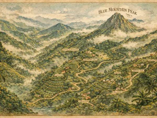 Route de montagne dans les Blue Mountains