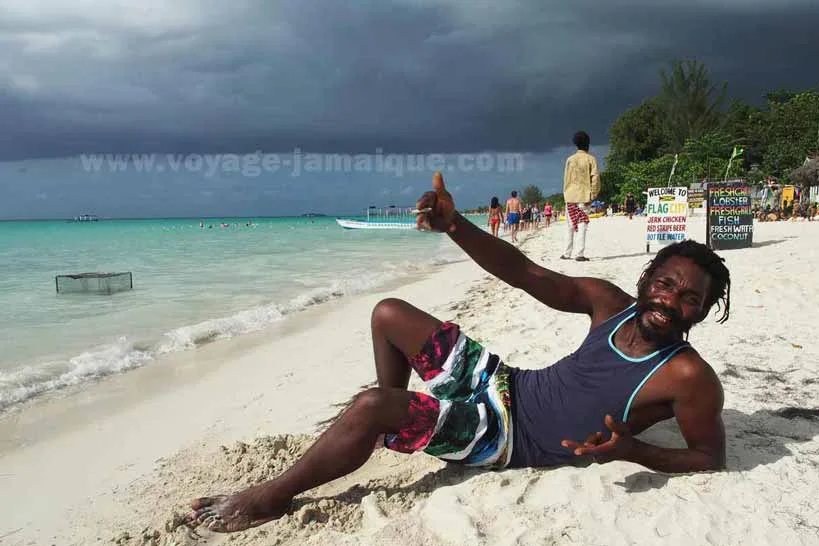 Plage tropicale en Jamaïque