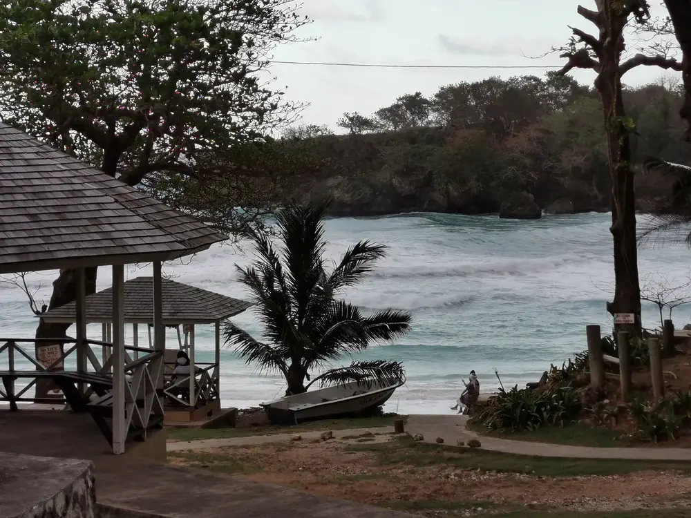 Plage eau turquoise Boston Beach jamaique