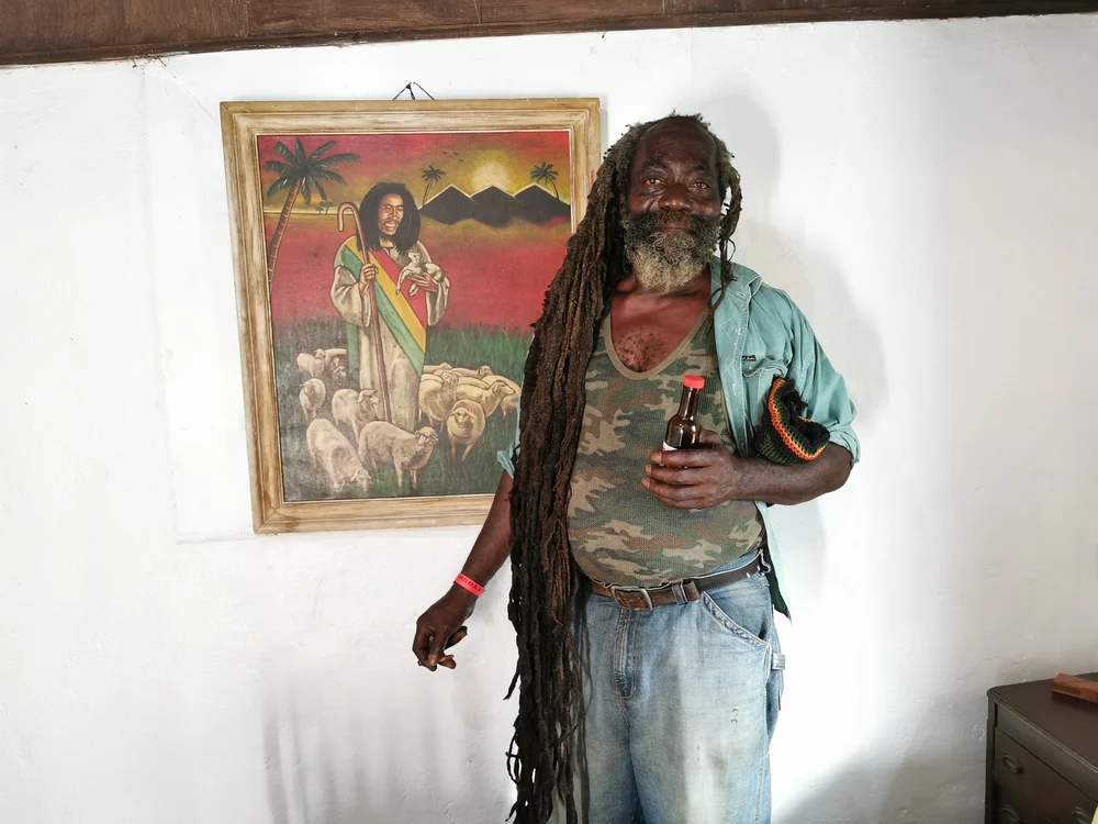 Rastafarian Nine Miles jamaique