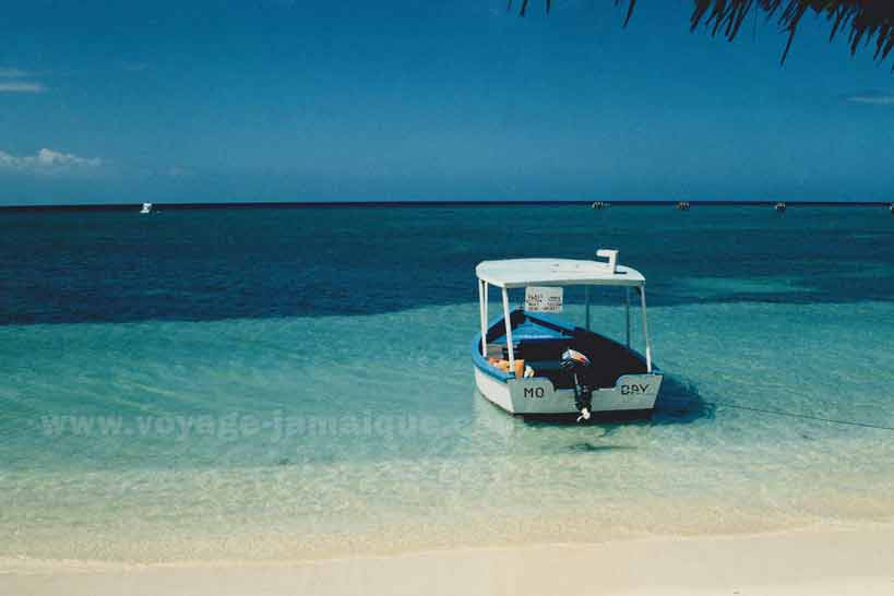 Mobay bottom glass boat Jamaïque